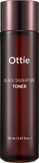 Ottie Korea Black Signature Toner - Funkční tonizační voda s obsahem šnečího sekretu | 150ml