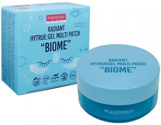 PUREDERM Radiant Hytruegel Multi Patch Biome - Rozjasňující multifunkční gelové plátky na obličej | 90 plátků