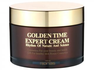 RONAS Golden Time Expert Cream - Protivráskový výživný krém s 24-karátovým zlatem / 100ml