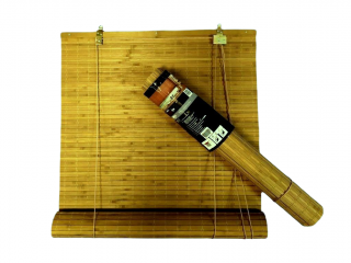 Bambusová roleta 150x100 OŘECH SVĚTLÝ