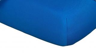 Jersey prostěradlo  Modř královská Rozměr: 180x200x20 cm