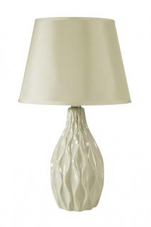 Keramická lampa NIXON 36 cm Krémová