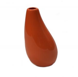 Moderní váza ROJ oranžová 22 cm