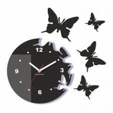 Nástěnné hodiny motýlci , číslice