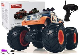 Auto na dálkové ovládání Bigfoot modro-oranžové 1:18