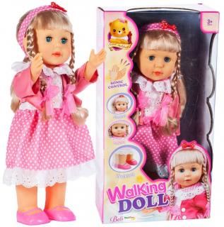 Chodící a mluvící panenka s oblečením Belinda 42 cm