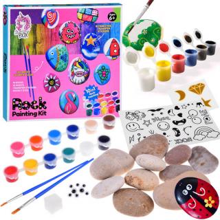 Malování a zdobení kamenů pro děti Rock Painting