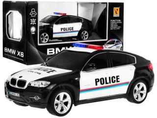 Policejní autíčko na dálkové ovládání BMW X6 1:24