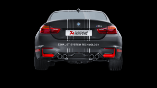 AKRAPOVIČ - BMW M4 (F82, F83) 2014-2017 Akrapovič M4: 4. Výfukový systém + 4 kulaté titanové koncovky + karbonový difuzor