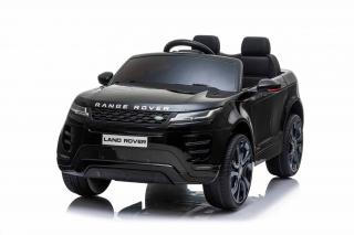 Elektrické autíčko Range Rover Evoque, Jednomístné, černé, Kožená sedadla, MP3 Přehrávač s přípojkou USB / SD, Pohon 4x4, Baterie 12V10AH, EVA kola,…