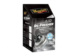 Meguiar's Air Re-Fresher Odor Eliminator - Black Chrome Scent - čistič klimatizace + pohlcovač pachů + osvěžovač vzduchu, vůně  Black Chrome , 71 g…