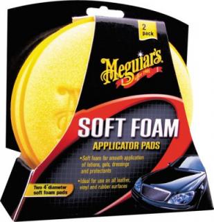 Meguiar's Soft Foam Applicator Pads - pěnové aplikátory (2 kusy) X3070