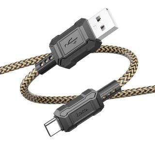 Kabel Hoco Leader zlatý USB-USB-C 1 m
