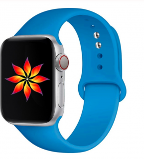 Modrý řemínek na Apple Watch 6 / 5 / 4 / 3 / 2 / SE (40 mm  / 38 mm)