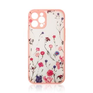 Obal Floral Case růžový na iPhone 13 Pro
