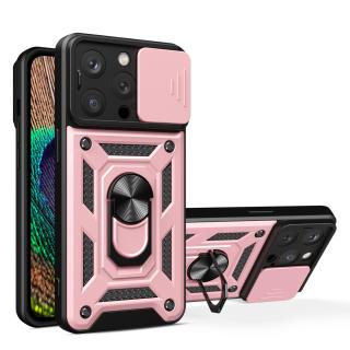 Obal Hybrid Armor Kickstand růžový na iPhone 15 Pro Max