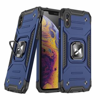 Obal Ring Armor Kickstand modrý na iPhone X/XS