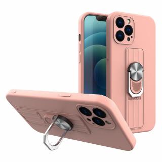 Obal Ring Case růžový na iPhone X/XS