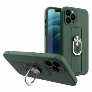 Obal Ring Case tmavě zelený na iPhone 13 Pro Max