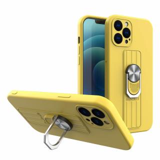 Obal Ring Case žlutý na iPhone 13 Pro