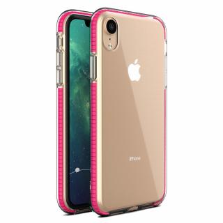 Obal růžový rám na iPhone XR