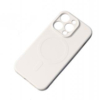 Obal Silicone Magnetic MagSafe béžový na iPhone 13 Pro Max