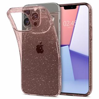 Obal Spigen Liquid Crystal růžový třpytivý na iPhone 13 Pro Max