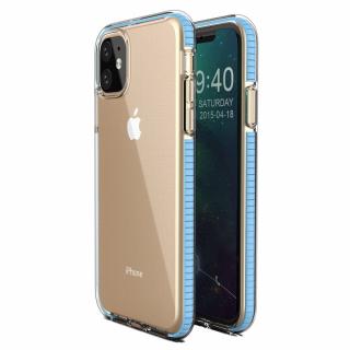 Obal světle modrý rám na iPhone 11 Pro