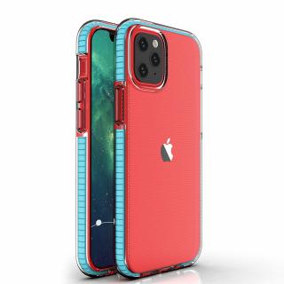 Obal světle modrý rám na iPhone 12 Pro Max
