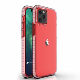 Obal světle růžový rám na iPhone 12 Pro Max