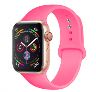 Růžový řemínek na Apple Watch 6 / 5 / 4 / 3 / 2 / SE (40 mm  / 38 mm)
