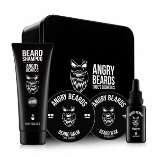 Angry Beards Jack Saloon velká kosmetická sada na vousy