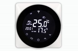 Aluzan Point-16 WiFi, programovatelný pokojový termostat pro spínání elektrického vytápění do 16A, ovladatelný na dálku pomocí aplikace pro Android…