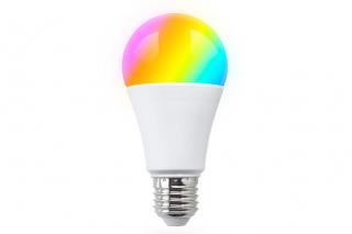 Chytrá žárovka Aluzan Color Sun E27 WiFi - 9W, 1000lm, RGBW, 16mil.barev, nastavitelná teplota světla, hlasové ovládání