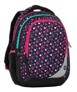 Bagmaster MAXVELL 8 A BLACK/PINK/GREEN