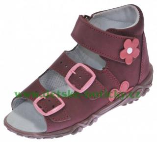 Boots4U T213 bordo květ 27