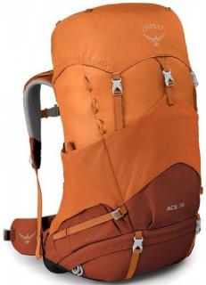 Osprey Ace 38L II orange sunset