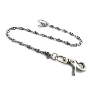 Amigaz Profile Skull Pewter Wallet Chain 19