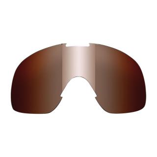 Biltwell náhradní plexi Overland goggle lens chrome mirror brown