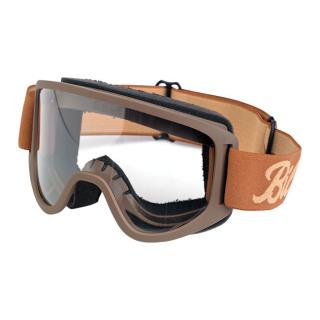 Brýle Biltwell Moto 2.0 Script goggles chocolate