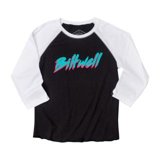 Dámské Biltwell 1985 raglan T-shirt black, white XL