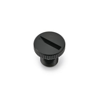 Daytona, mirror hole plug. Black. LHT