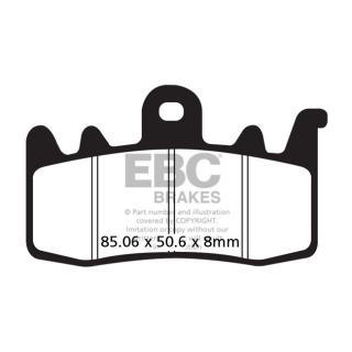 EBC, V-Pad Semi Sintered brake pads