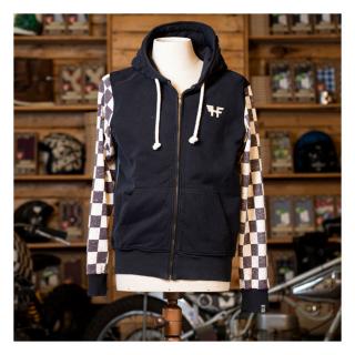 Holy Freedom Caferace hooded windstop sweat black