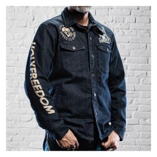 Holy Freedom Genoa Stampato jacket denim