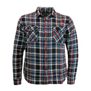 Košile 13 1/2 Woodland check shirt navy/red Velikost: 2XL