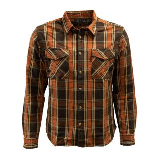 Košile 13 1/2 Woodland checkered shirt brown/orange Velikost: L