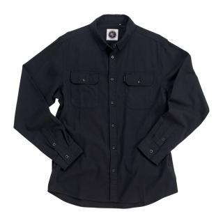 Košile Biltwell Blackout flannel shirt black Velikost: 2XL