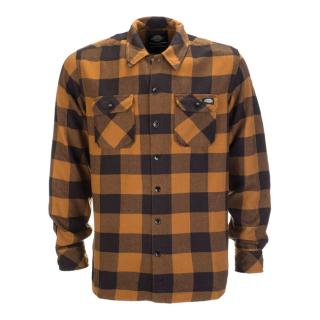 Košile Dickies New Sacramento shirt brown duck Velikost: L