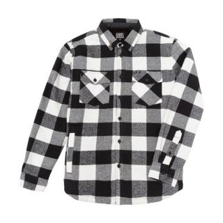 Košile Loser Machine Alcott shirt jacket black/white Velikost: L